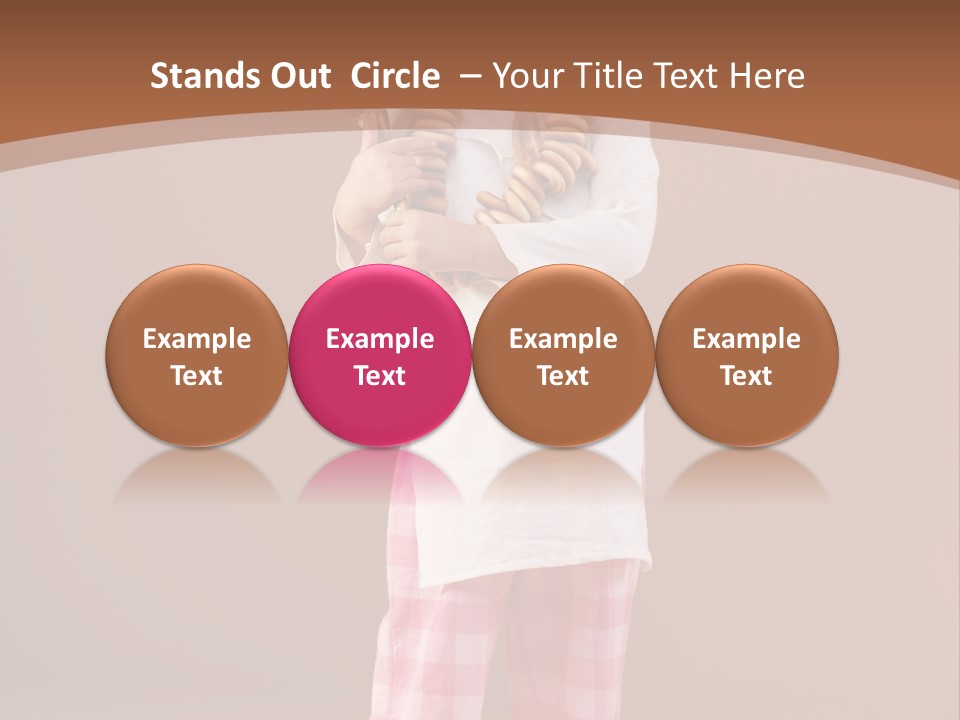 Small Costume People PowerPoint Template