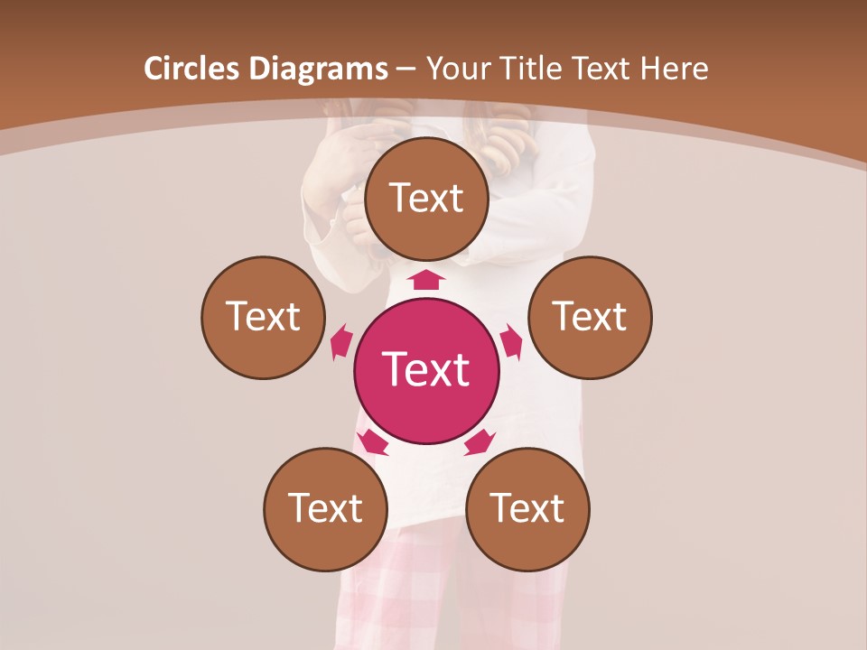 Small Costume People PowerPoint Template