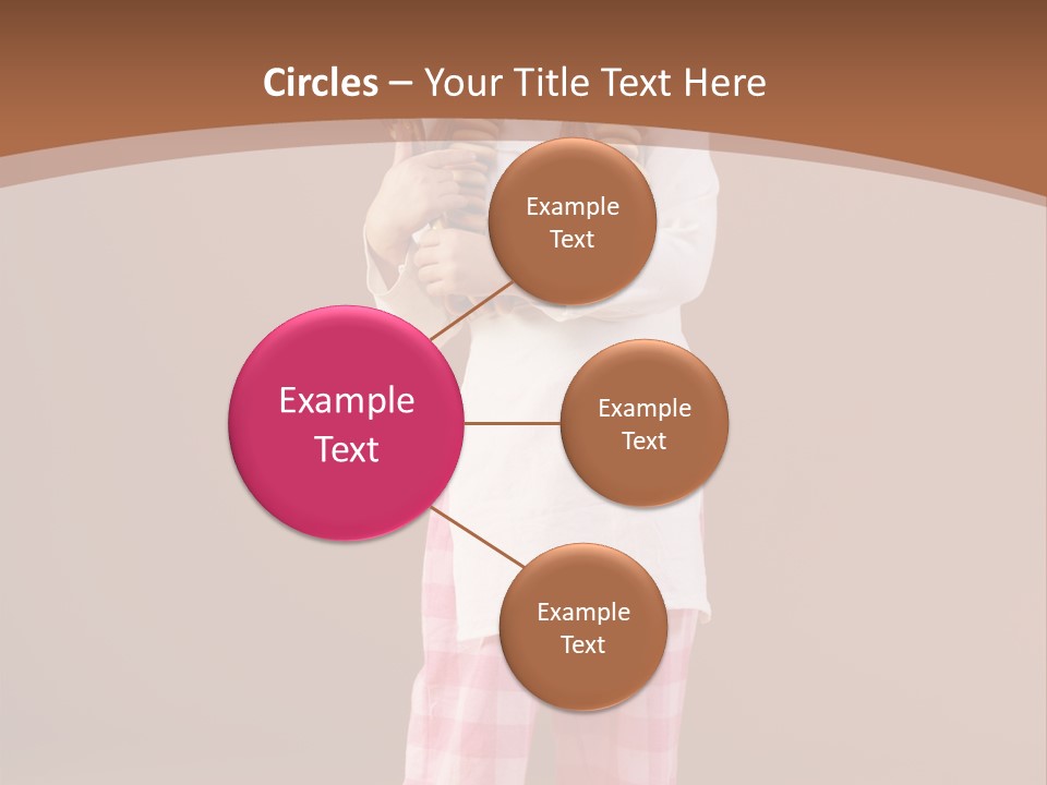 Small Costume People PowerPoint Template