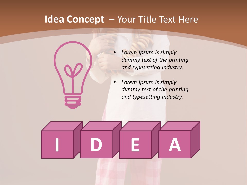 Small Costume People PowerPoint Template