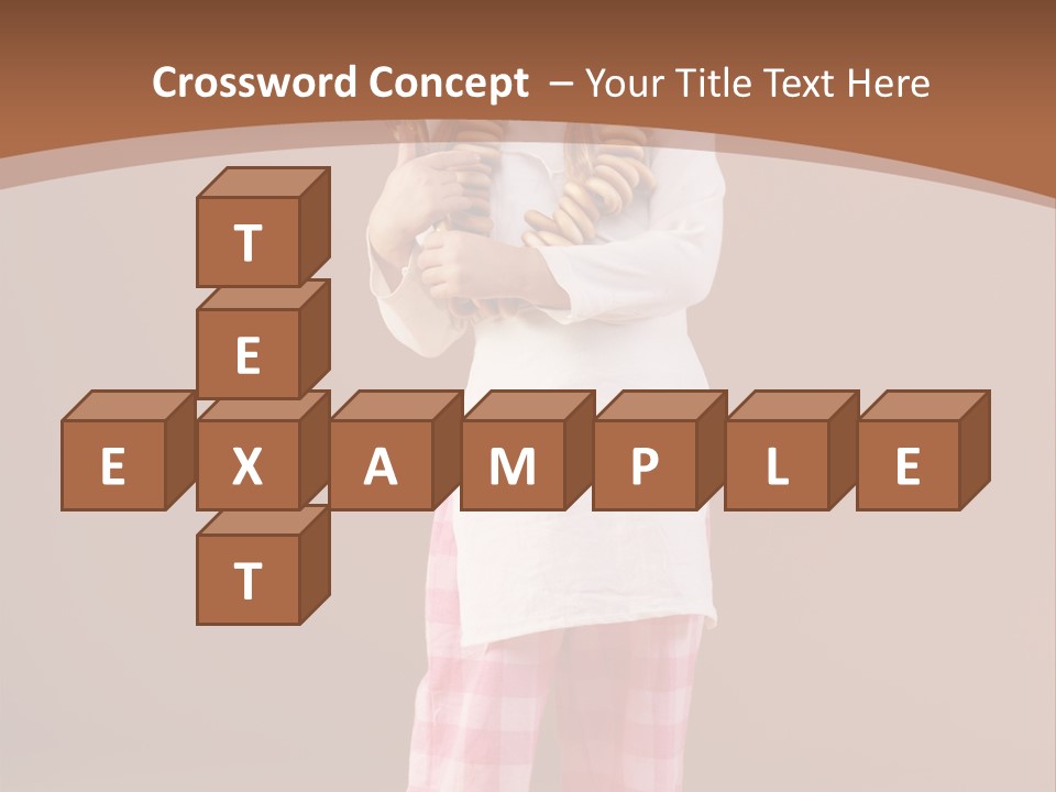 Small Costume People PowerPoint Template