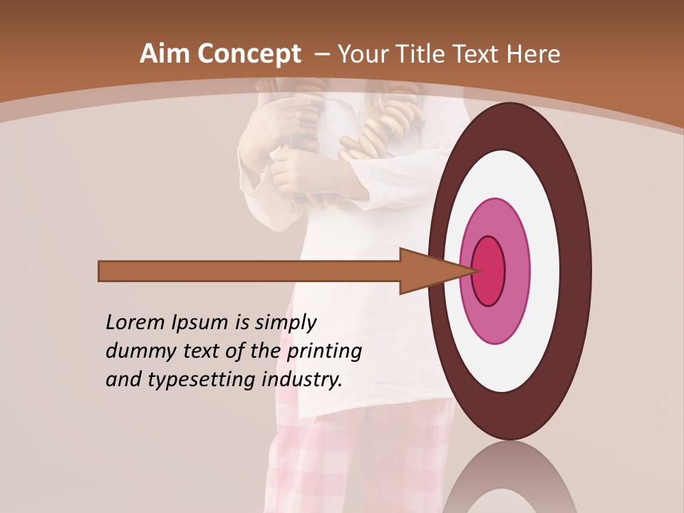 Small Costume People PowerPoint Template