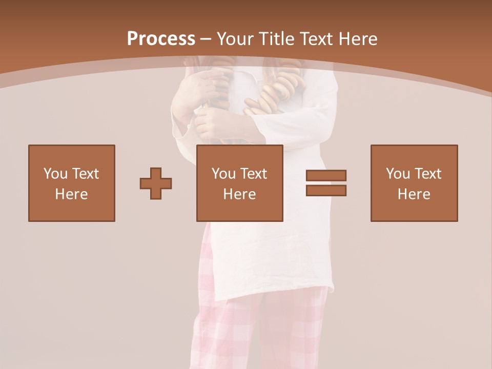 Small Costume People PowerPoint Template