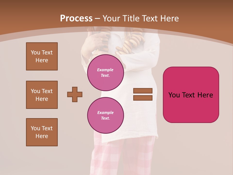 Small Costume People PowerPoint Template