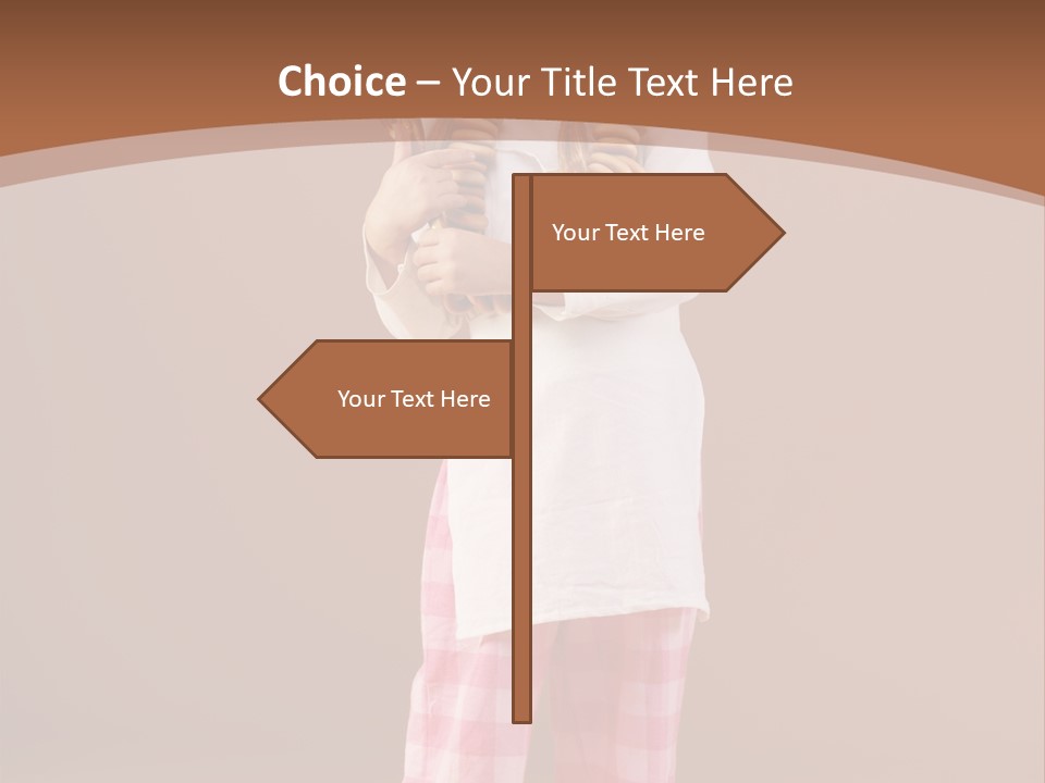 Small Costume People PowerPoint Template