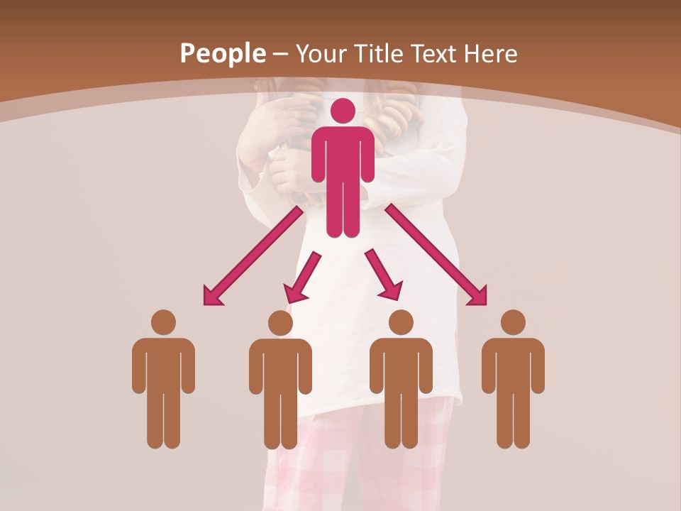 Small Costume People PowerPoint Template