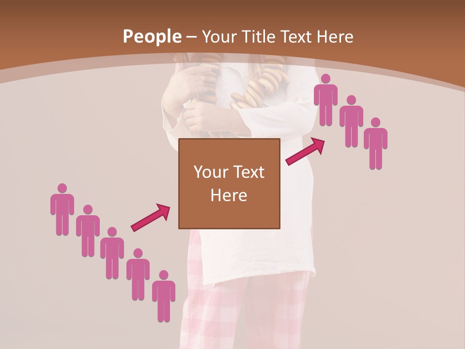 Small Costume People PowerPoint Template