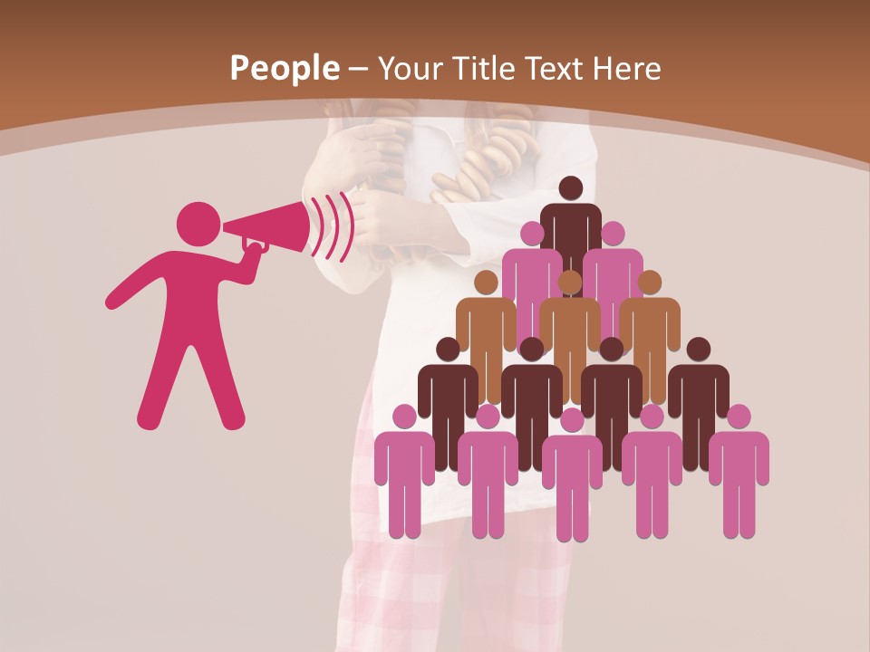 Small Costume People PowerPoint Template