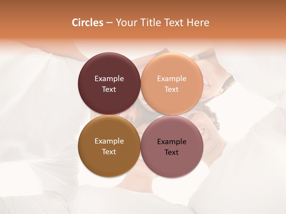 Men Hug Females PowerPoint Template