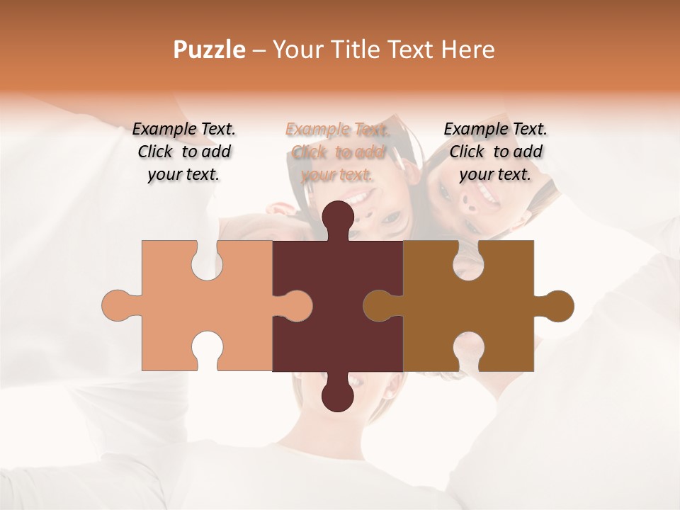 Men Hug Females PowerPoint Template