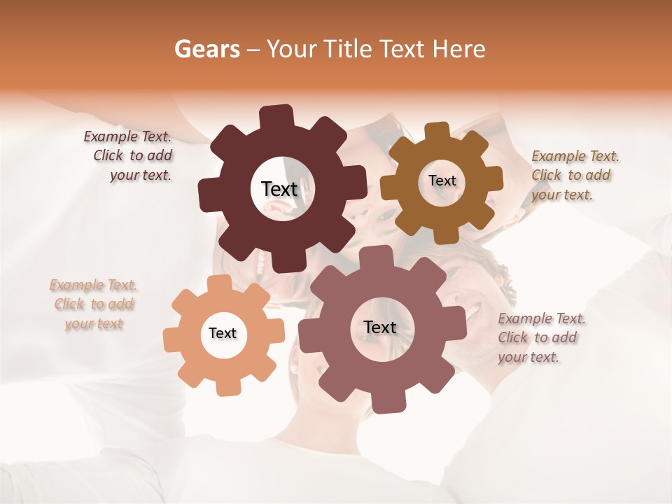 Men Hug Females PowerPoint Template