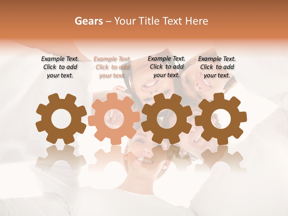 Men Hug Females PowerPoint Template