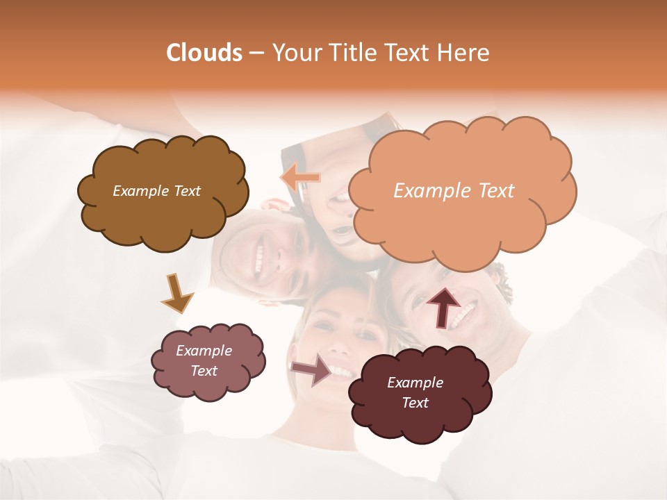 Men Hug Females PowerPoint Template