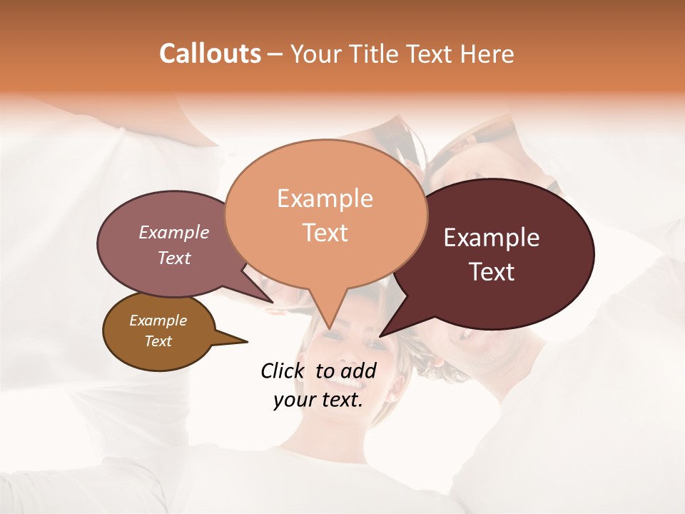 Men Hug Females PowerPoint Template