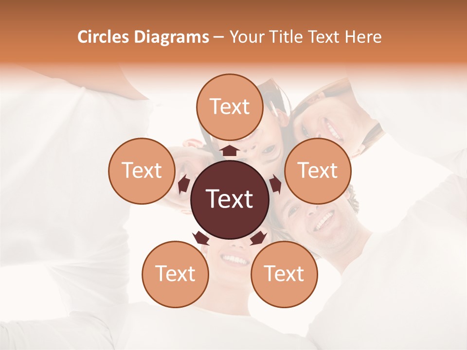 Men Hug Females PowerPoint Template