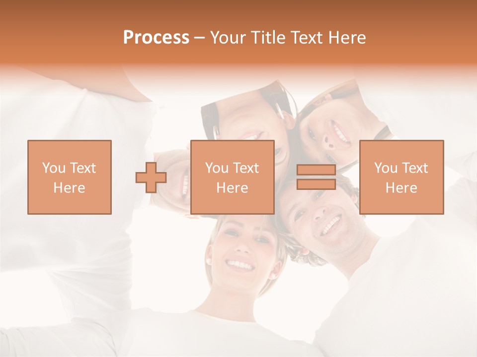 Men Hug Females PowerPoint Template