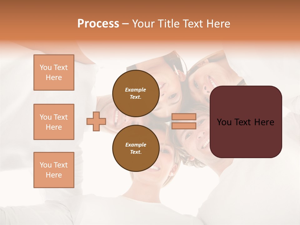Men Hug Females PowerPoint Template