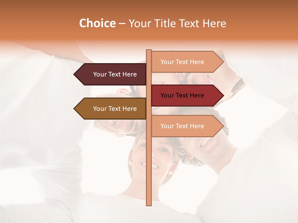 Men Hug Females PowerPoint Template