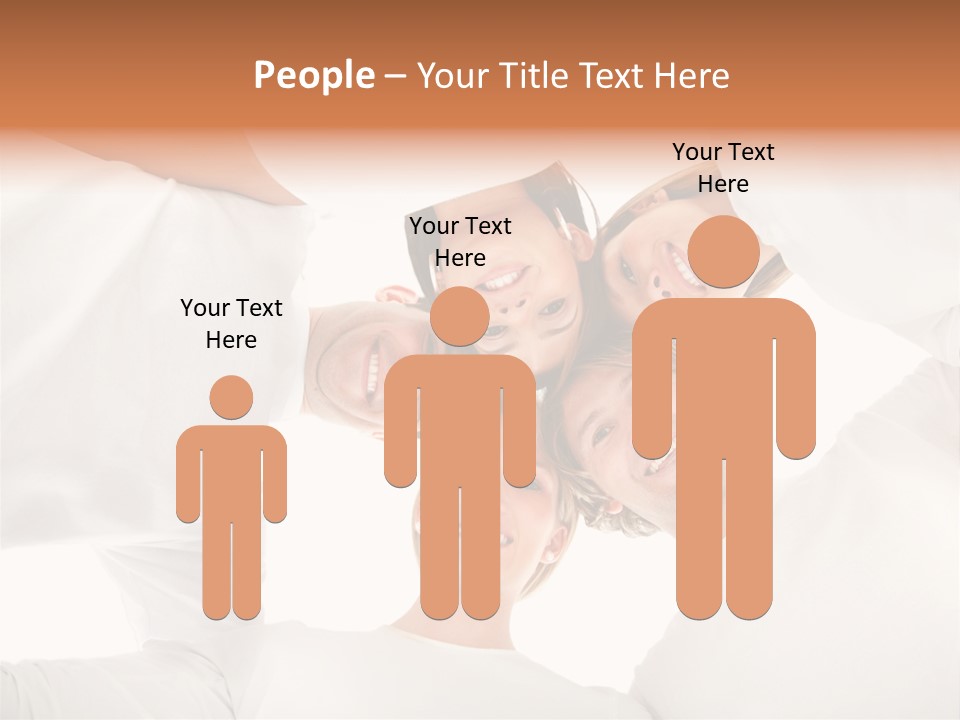 Men Hug Females PowerPoint Template