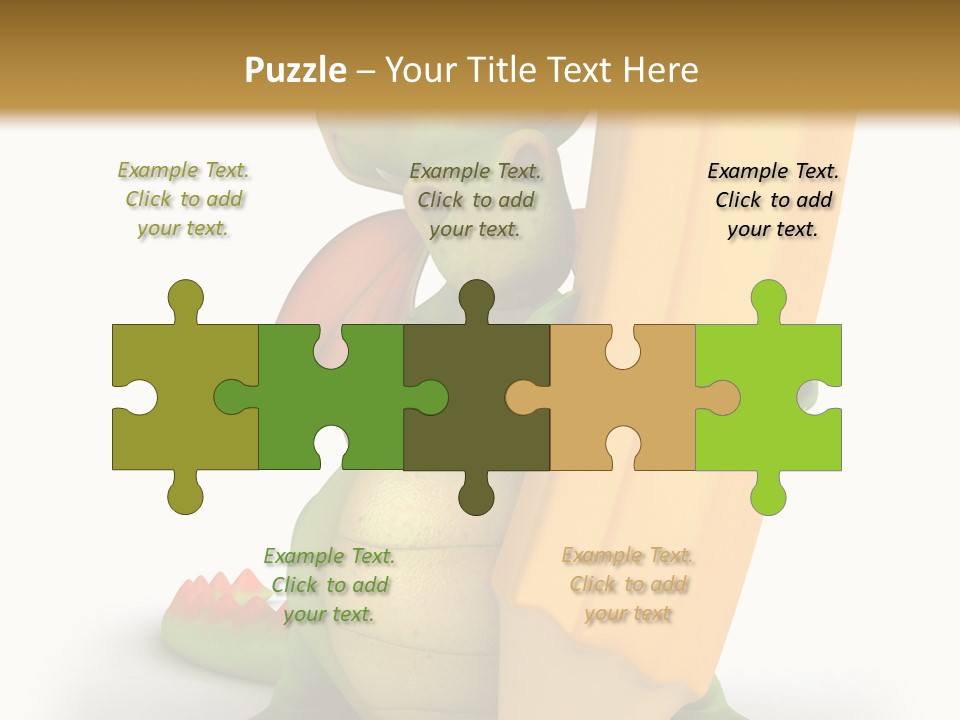 Chinese Mythology Head PowerPoint Template