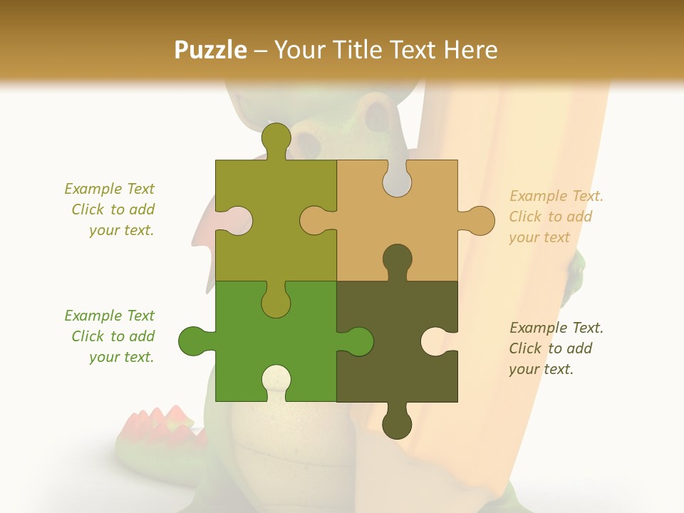 Chinese Mythology Head PowerPoint Template