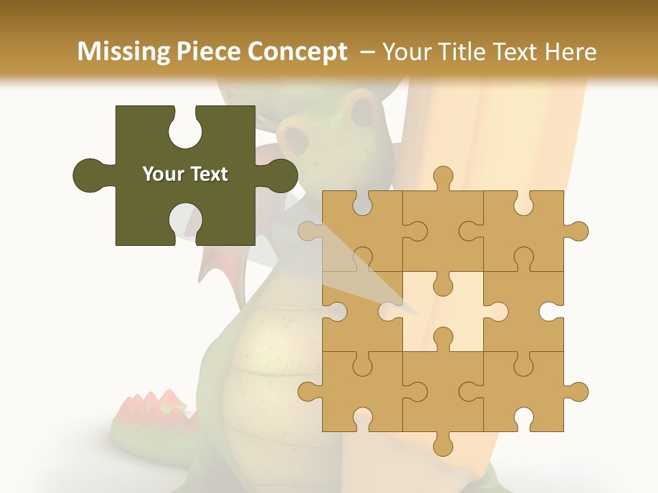 Chinese Mythology Head PowerPoint Template