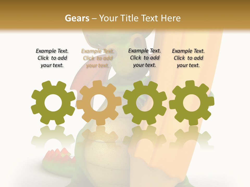 Chinese Mythology Head PowerPoint Template