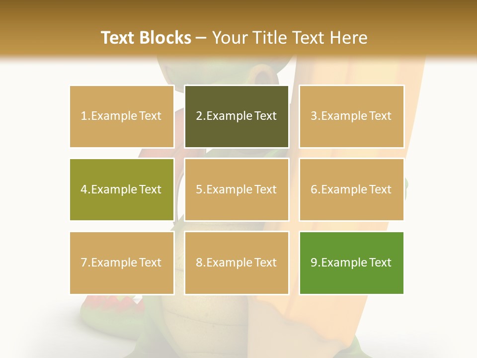 Chinese Mythology Head PowerPoint Template