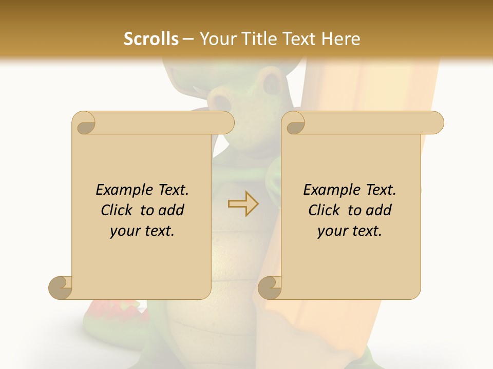 Chinese Mythology Head PowerPoint Template