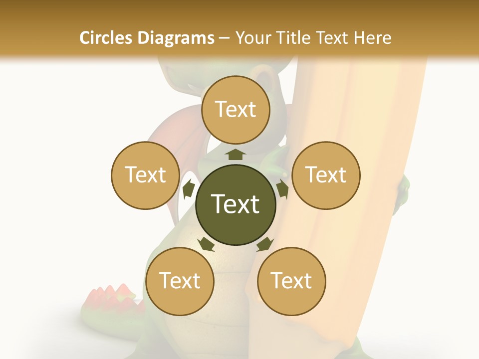 Chinese Mythology Head PowerPoint Template