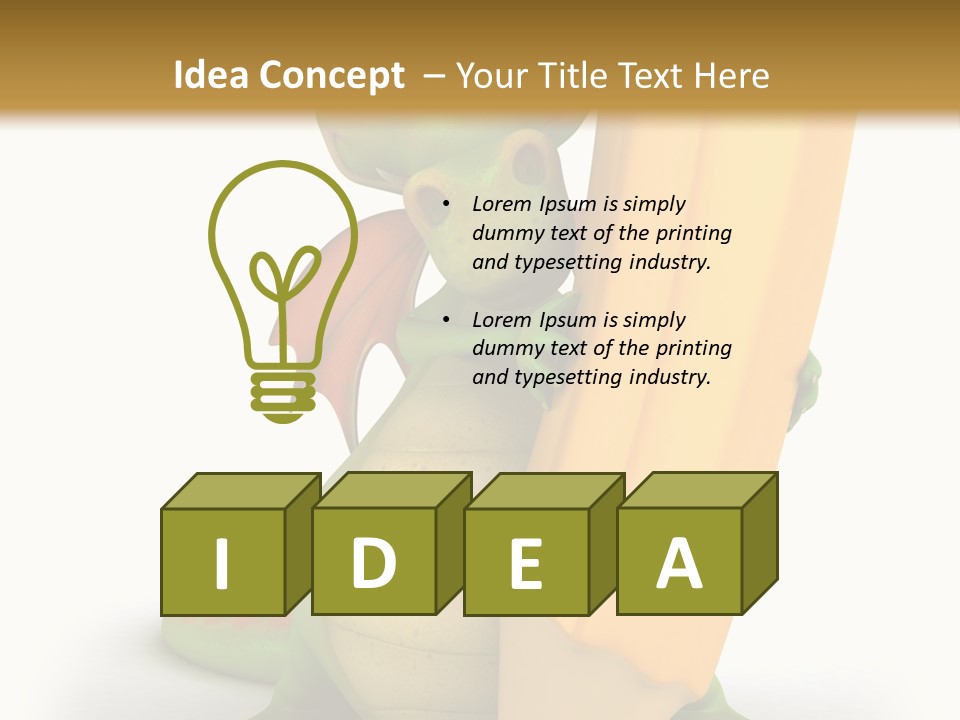 Chinese Mythology Head PowerPoint Template