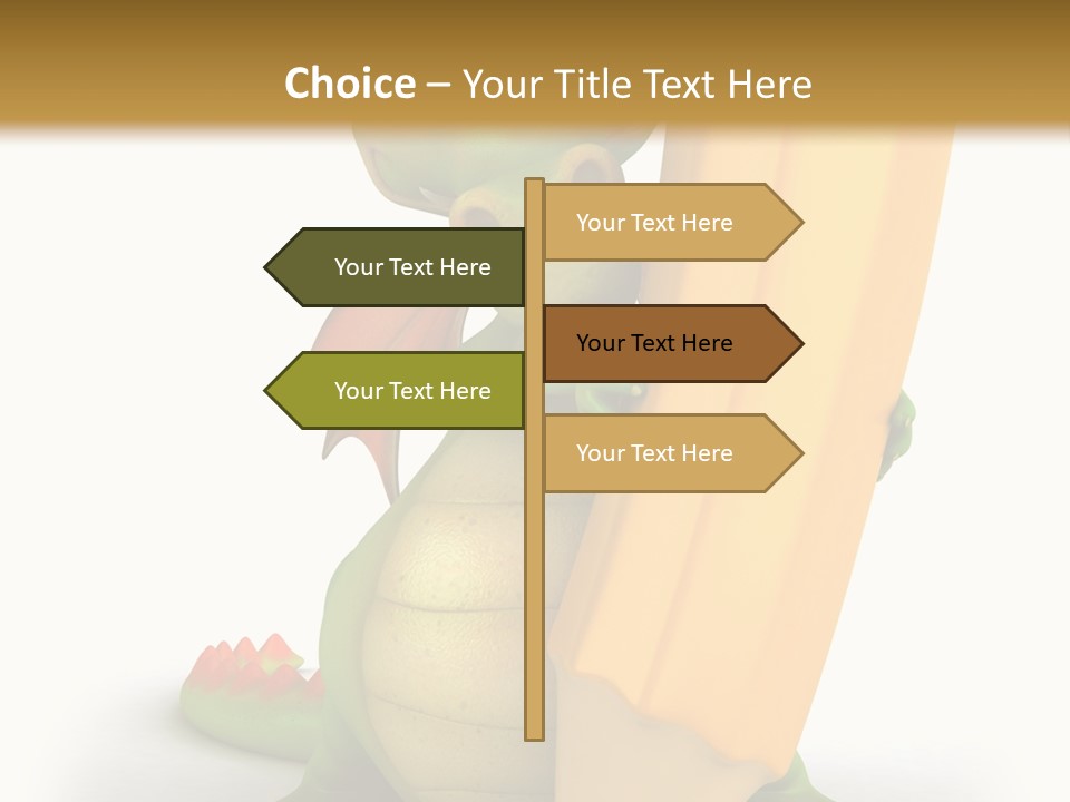 Chinese Mythology Head PowerPoint Template