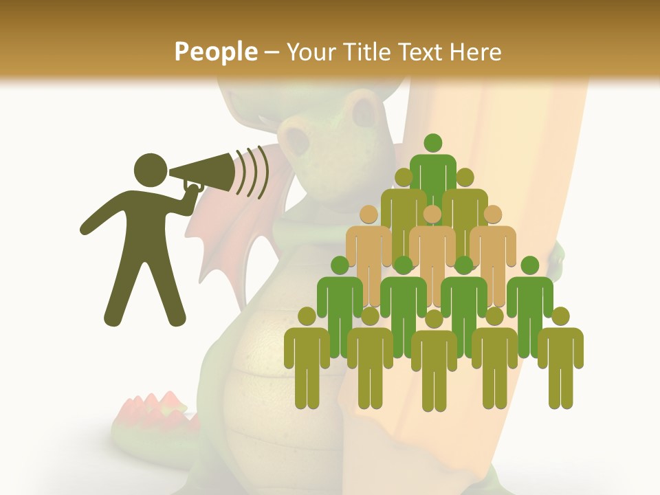 Chinese Mythology Head PowerPoint Template