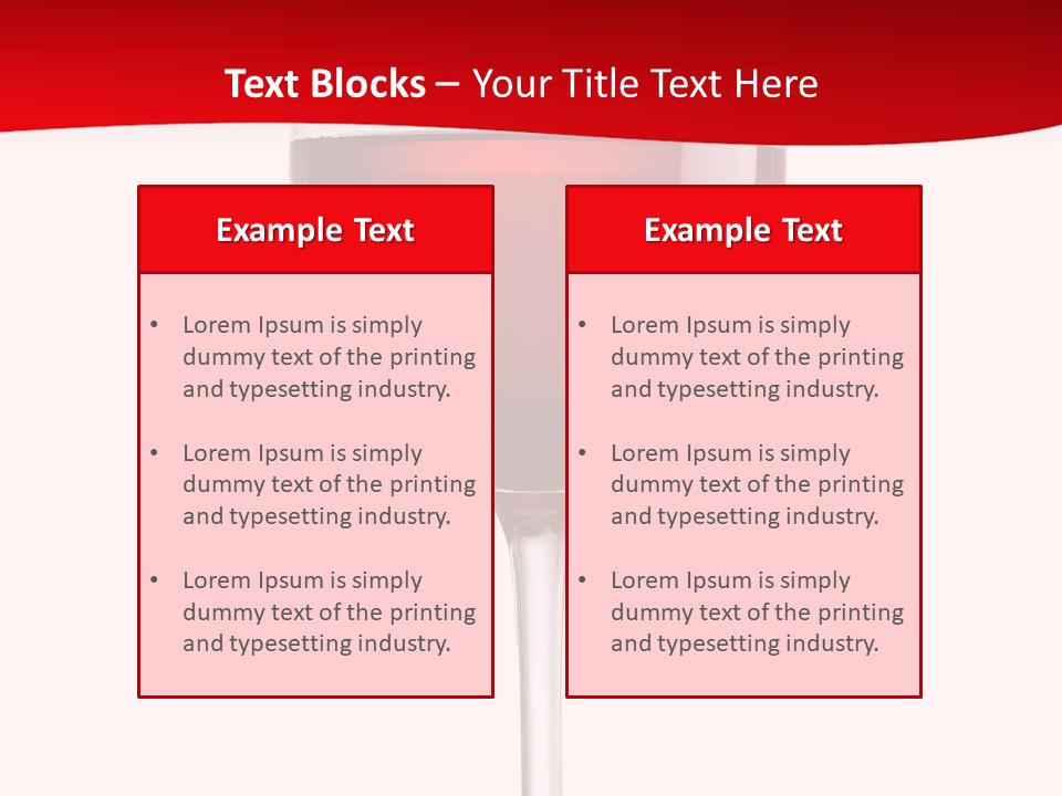 White Background Scented Winetasting PowerPoint Template