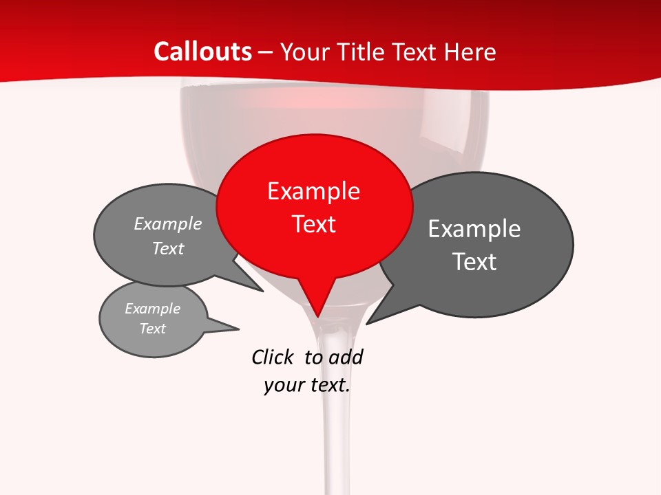 White Background Scented Winetasting PowerPoint Template