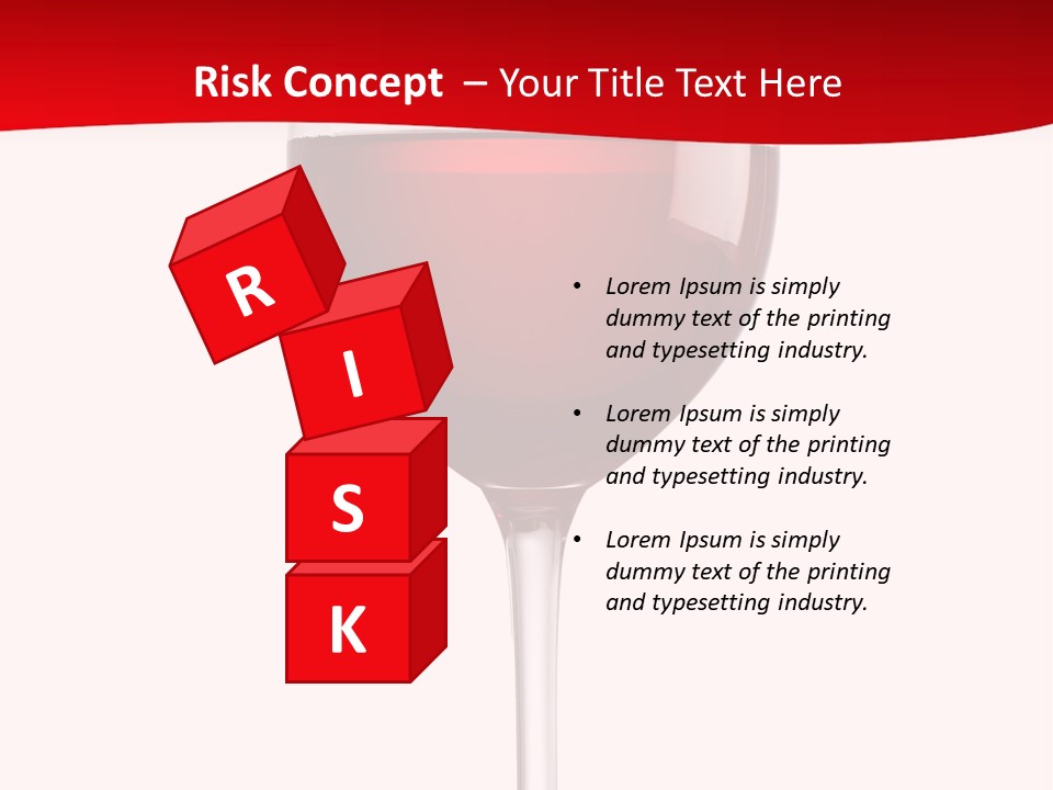 White Background Scented Winetasting PowerPoint Template