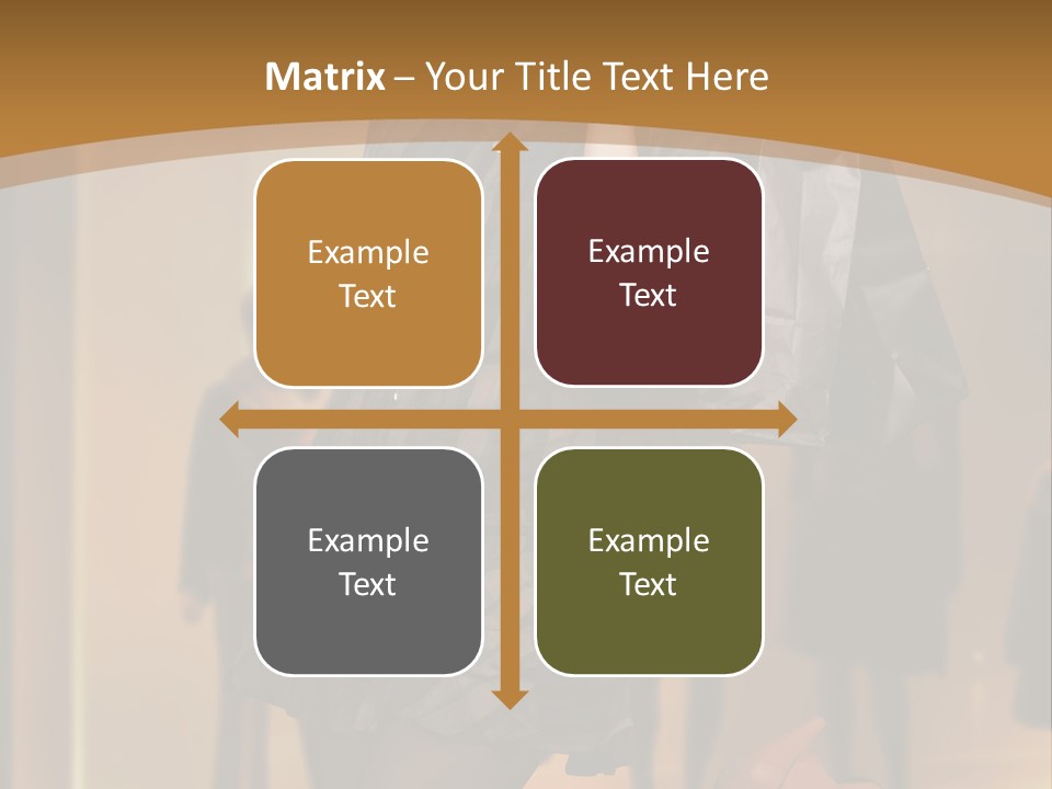 Girl Shoppingbag Store PowerPoint Template