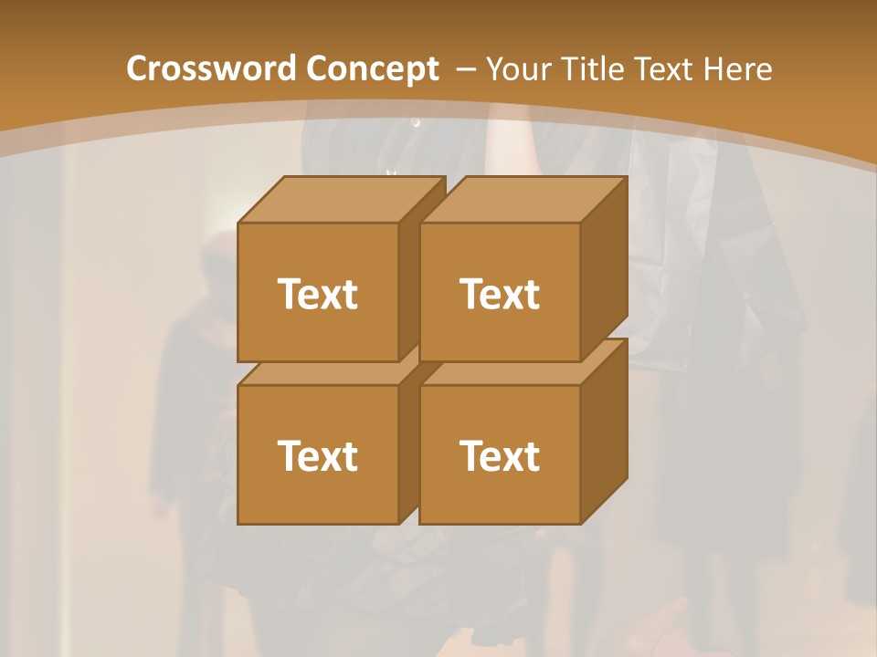 Girl Shoppingbag Store PowerPoint Template