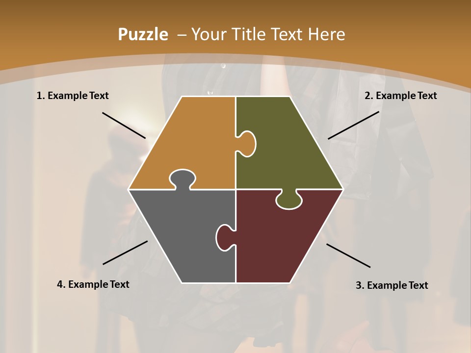 Girl Shoppingbag Store PowerPoint Template