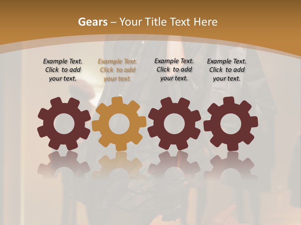 Girl Shoppingbag Store PowerPoint Template