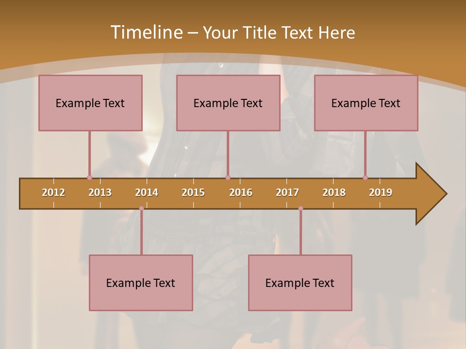 Girl Shoppingbag Store PowerPoint Template