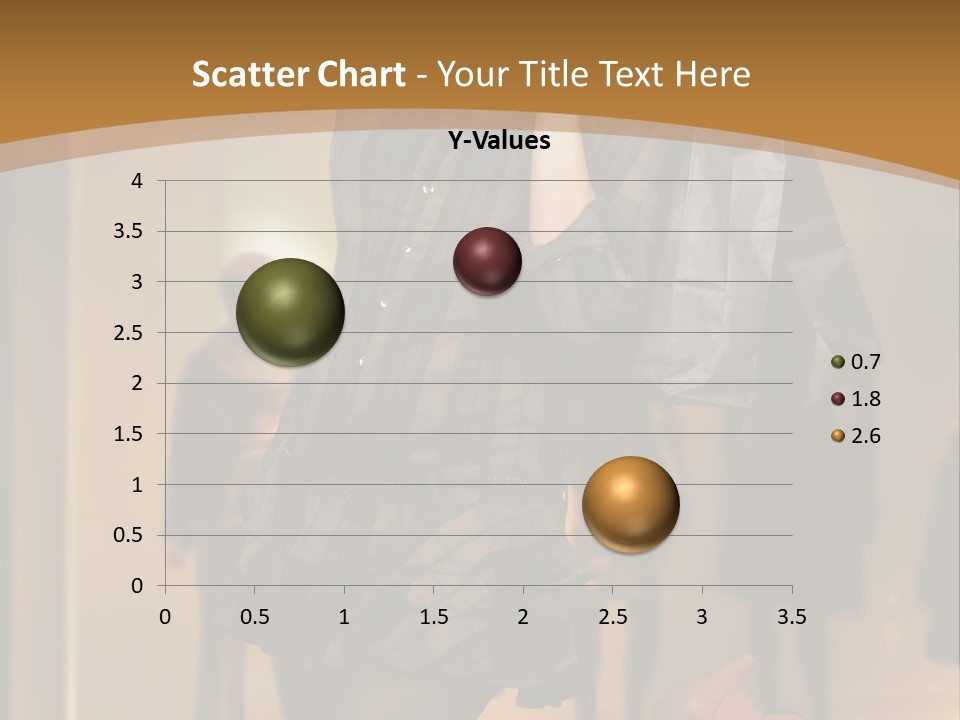 Girl Shoppingbag Store PowerPoint Template