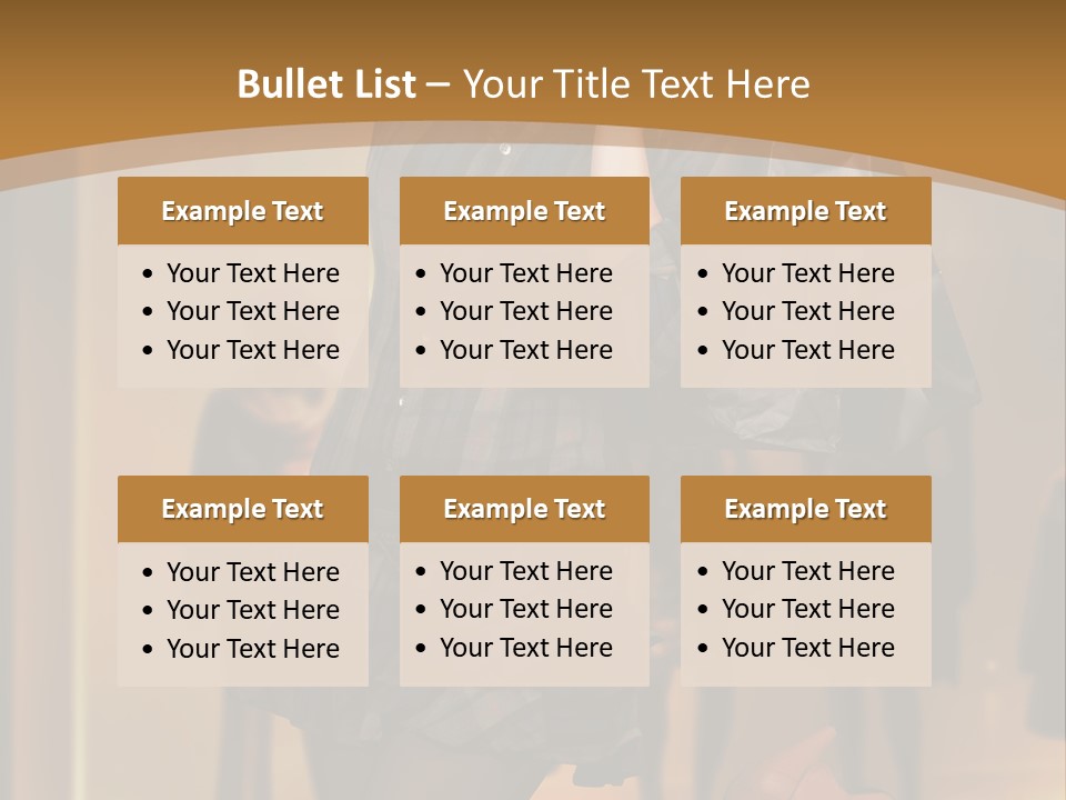 Girl Shoppingbag Store PowerPoint Template