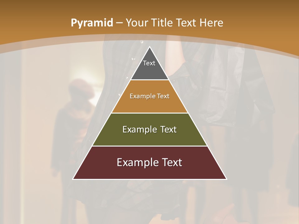 Girl Shoppingbag Store PowerPoint Template