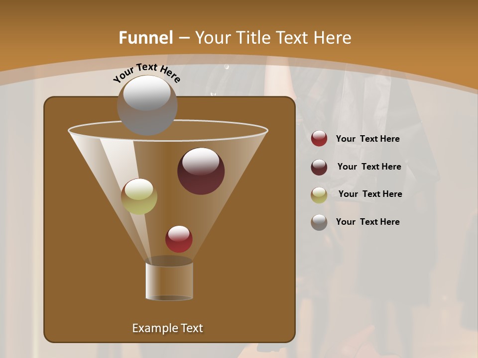 Girl Shoppingbag Store PowerPoint Template