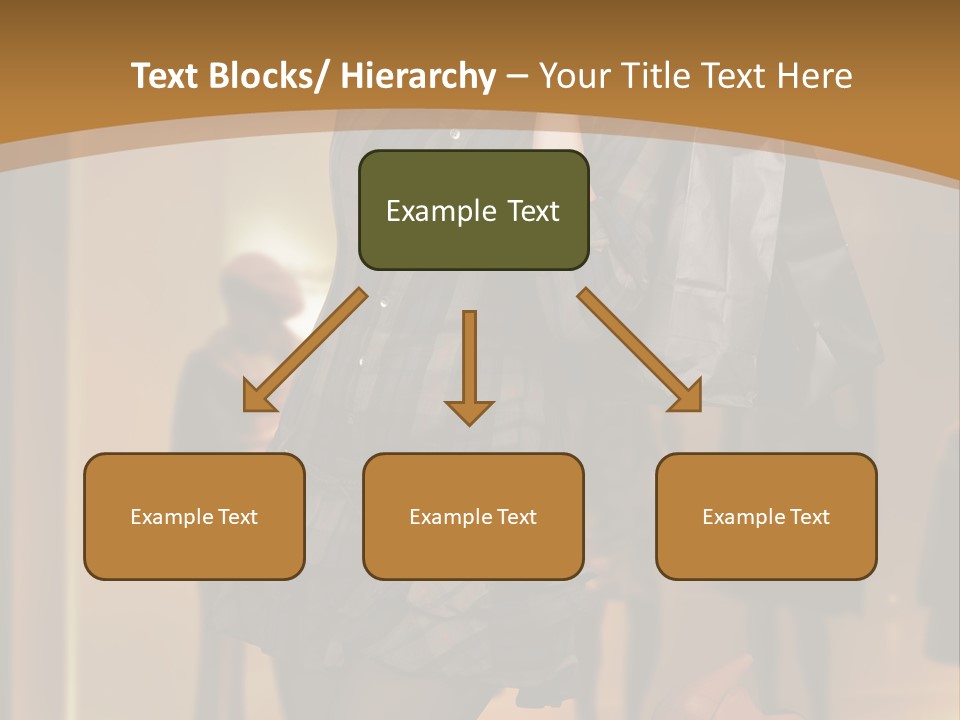 Girl Shoppingbag Store PowerPoint Template