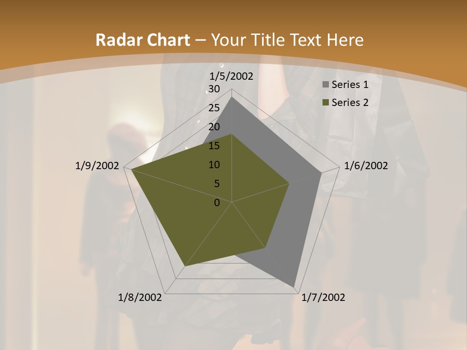 Girl Shoppingbag Store PowerPoint Template