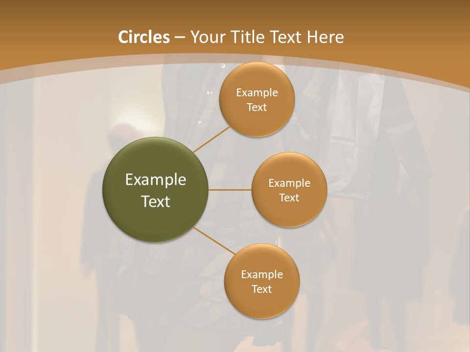 Girl Shoppingbag Store PowerPoint Template