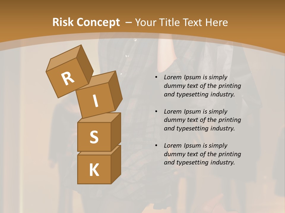 Girl Shoppingbag Store PowerPoint Template