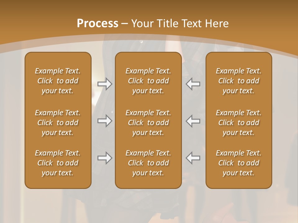 Girl Shoppingbag Store PowerPoint Template